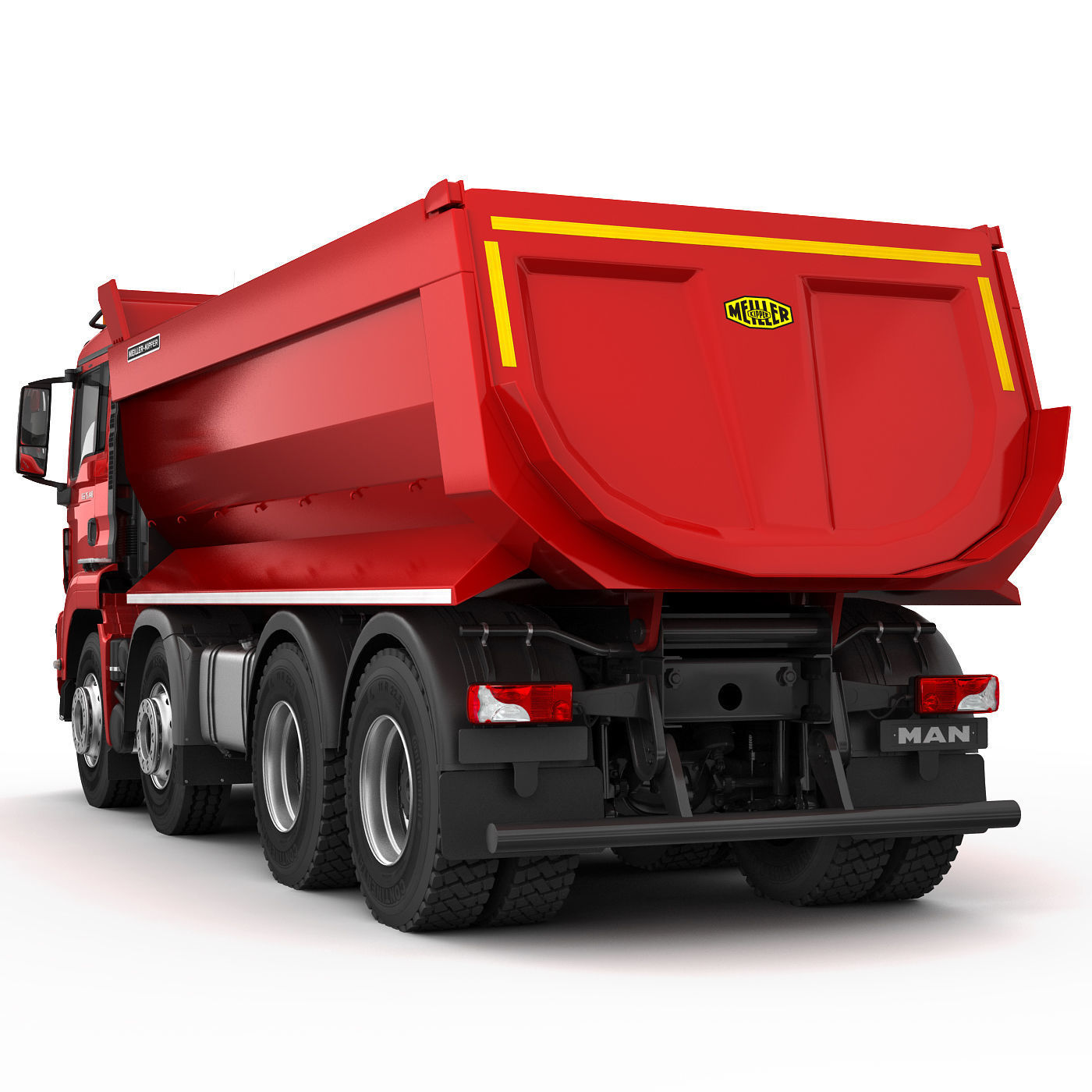 DUMP TRUCK TGS M 3D model_9