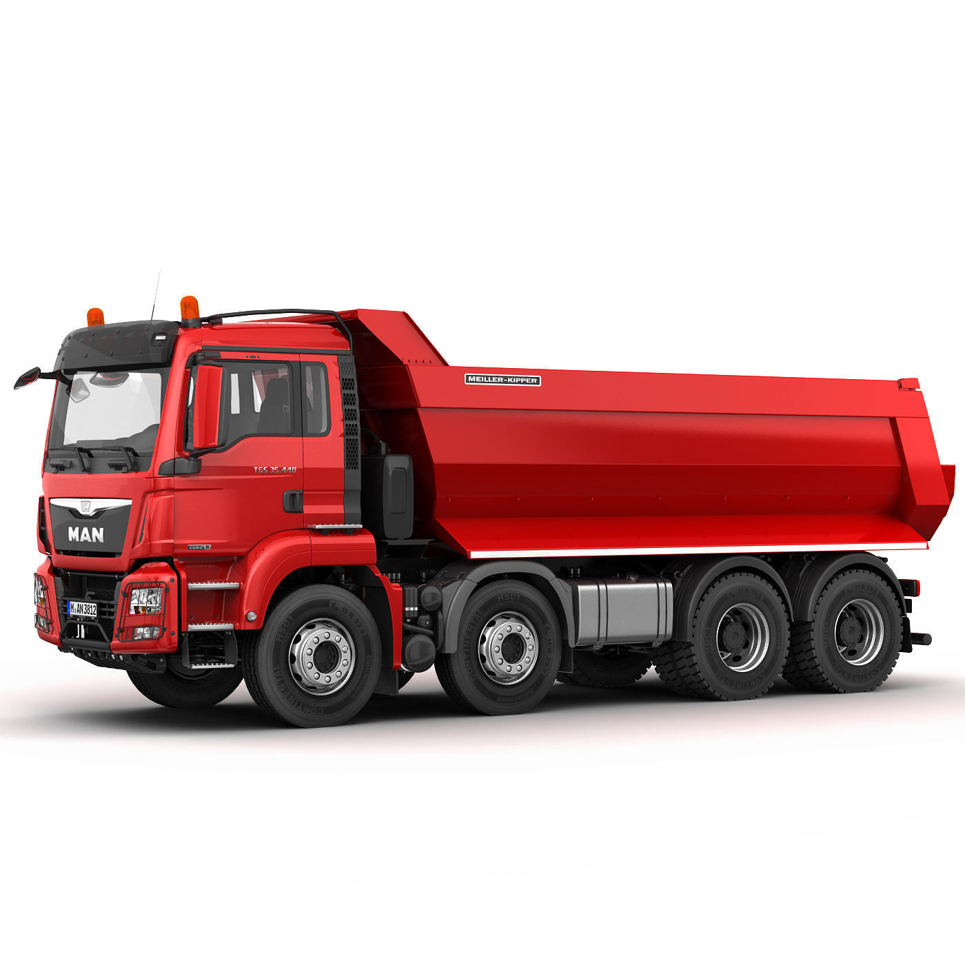 DUMP TRUCK TGS M 3D model_5