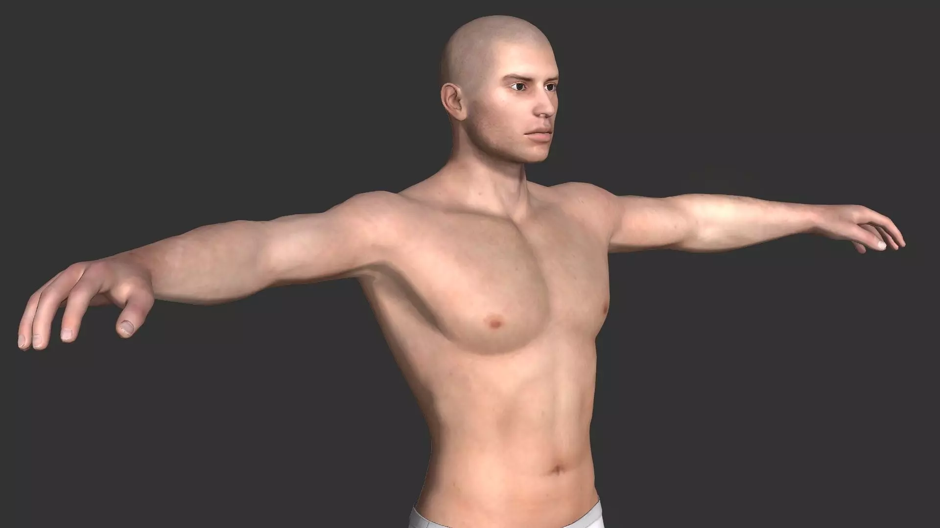 Generic Male Base 3D model