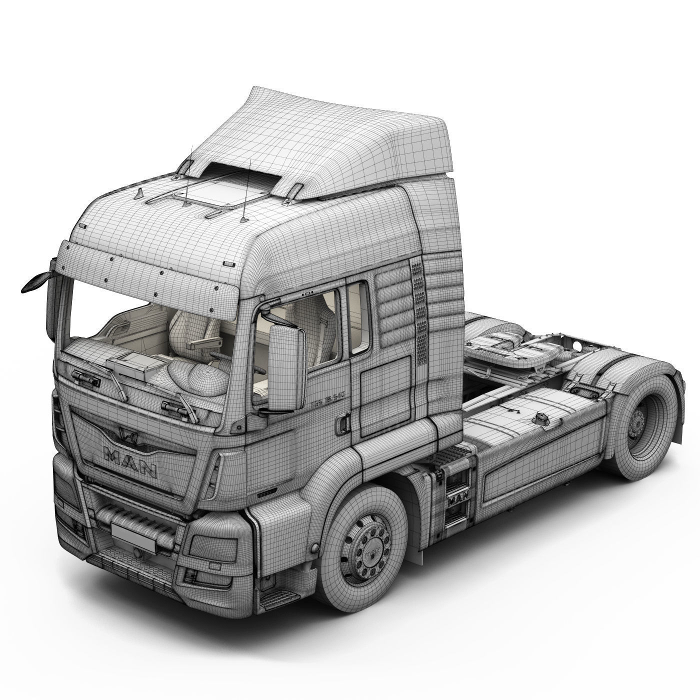 Truck LX  2012 3D model_20