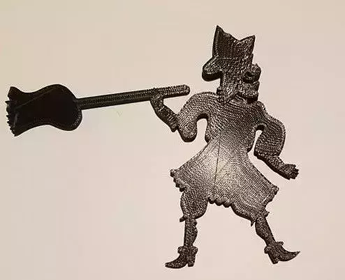 Traditional Witch Silhouette 3D print model