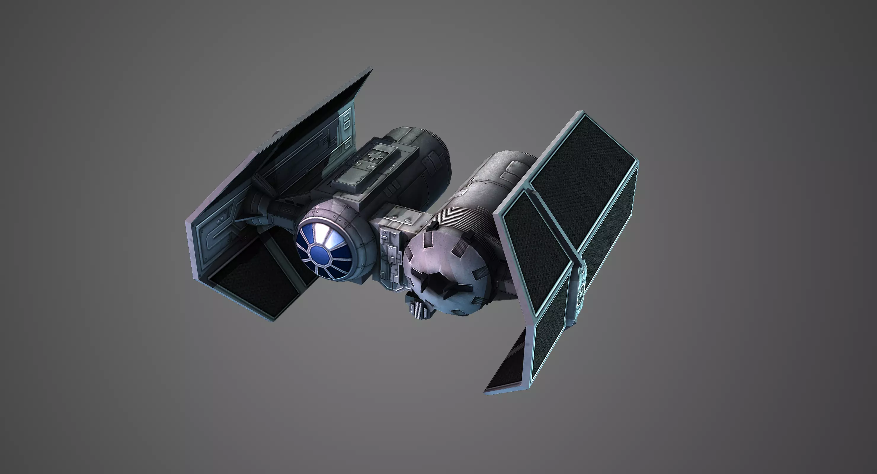Low poly Tie Bomber Low-poly 3D model_0