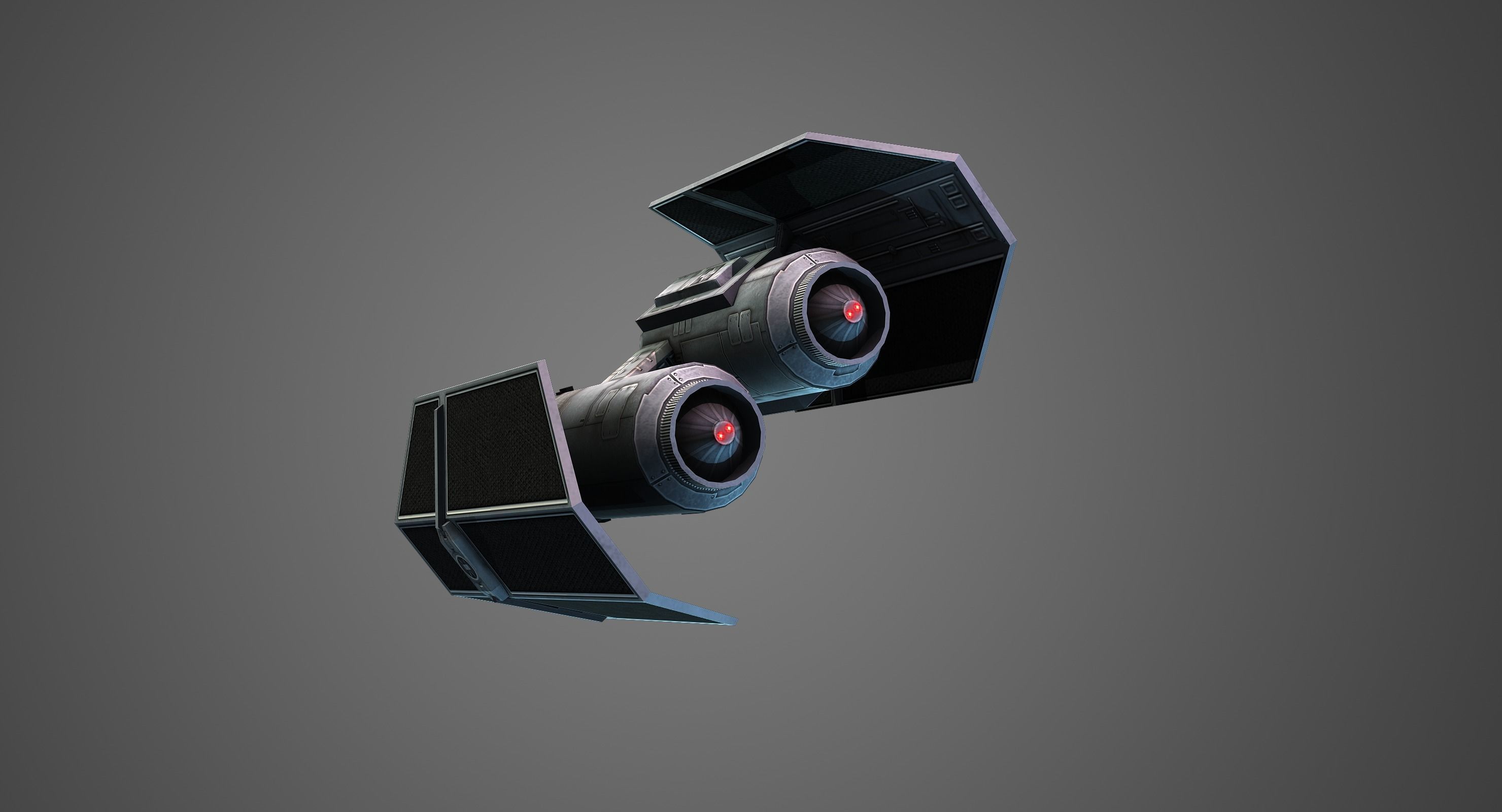 Low poly Tie Bomber Low-poly 3D model_5