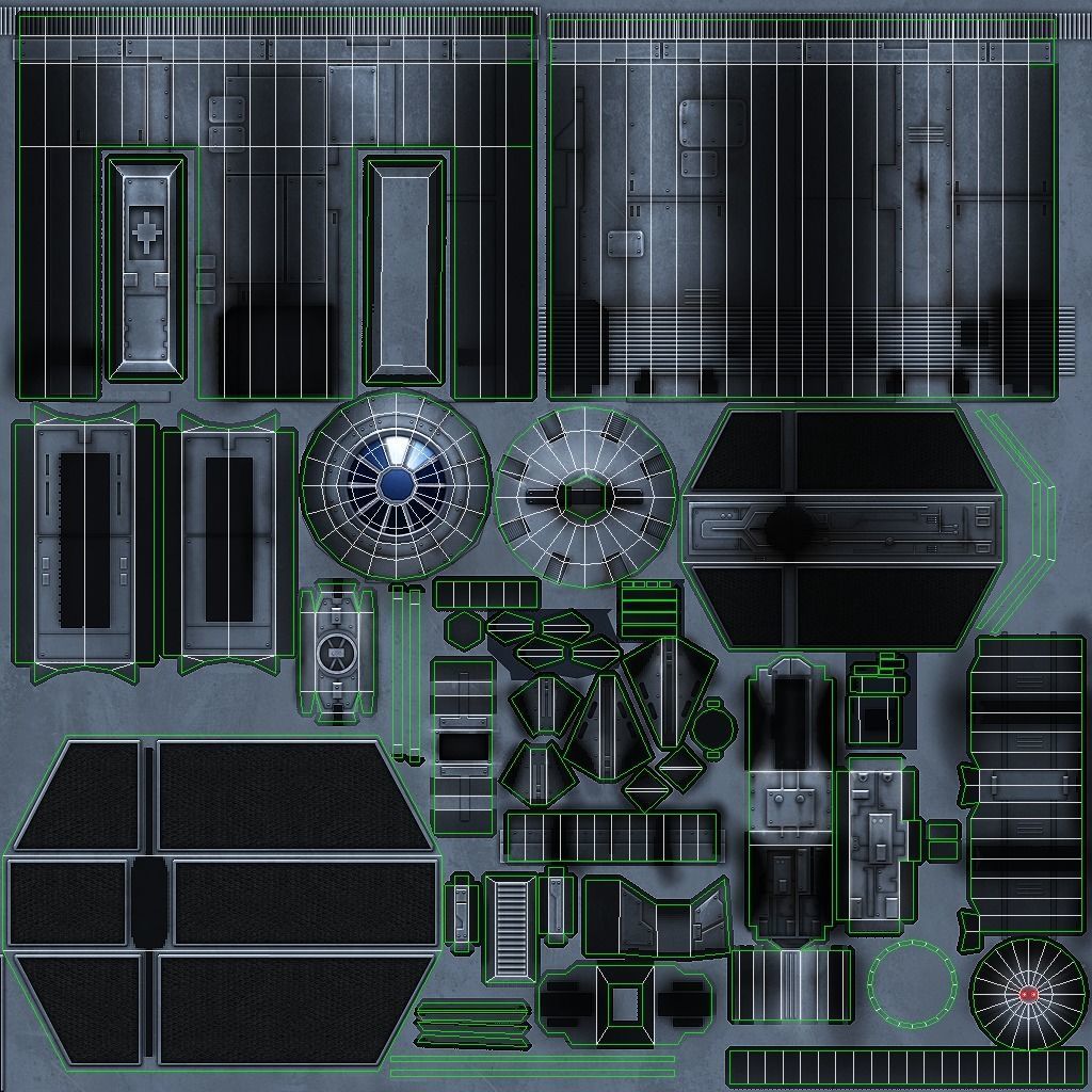 Low poly Tie Bomber Low-poly 3D model_9