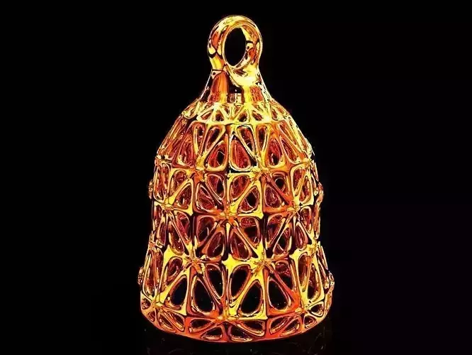 VORONOI BELL PENDANT 3D print model