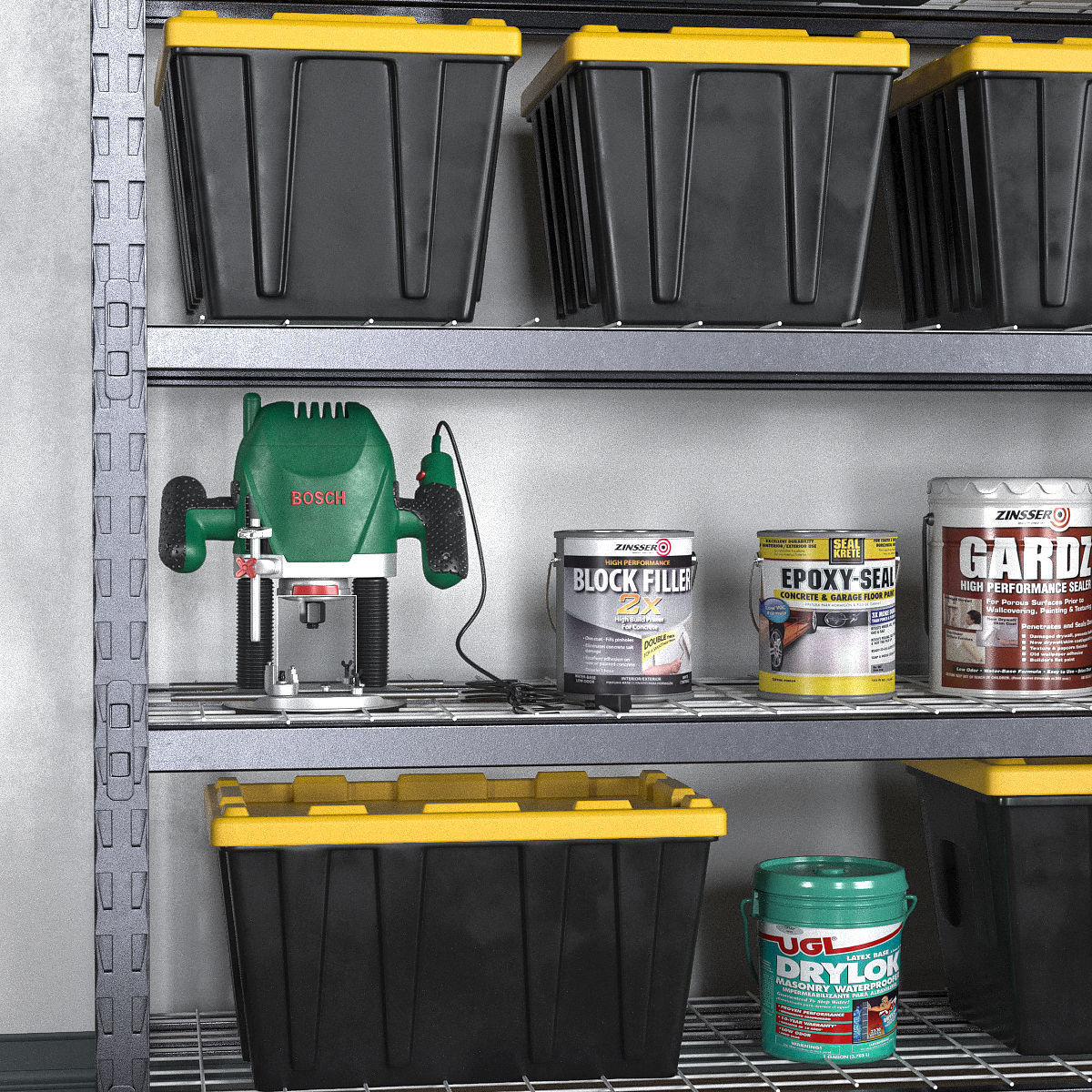 garage tools set 12 3D model_5