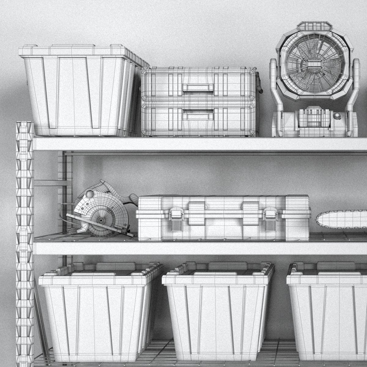 garage tools set 12 3D model_12