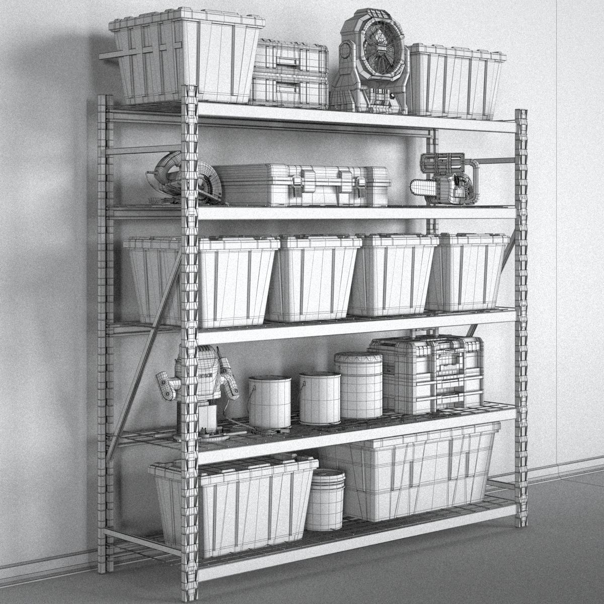 garage tools set 12 3D model_11