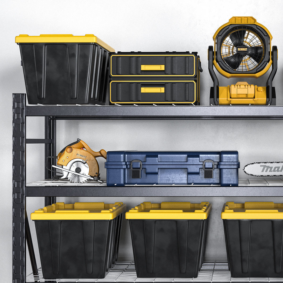 garage tools set 12 3D model_6