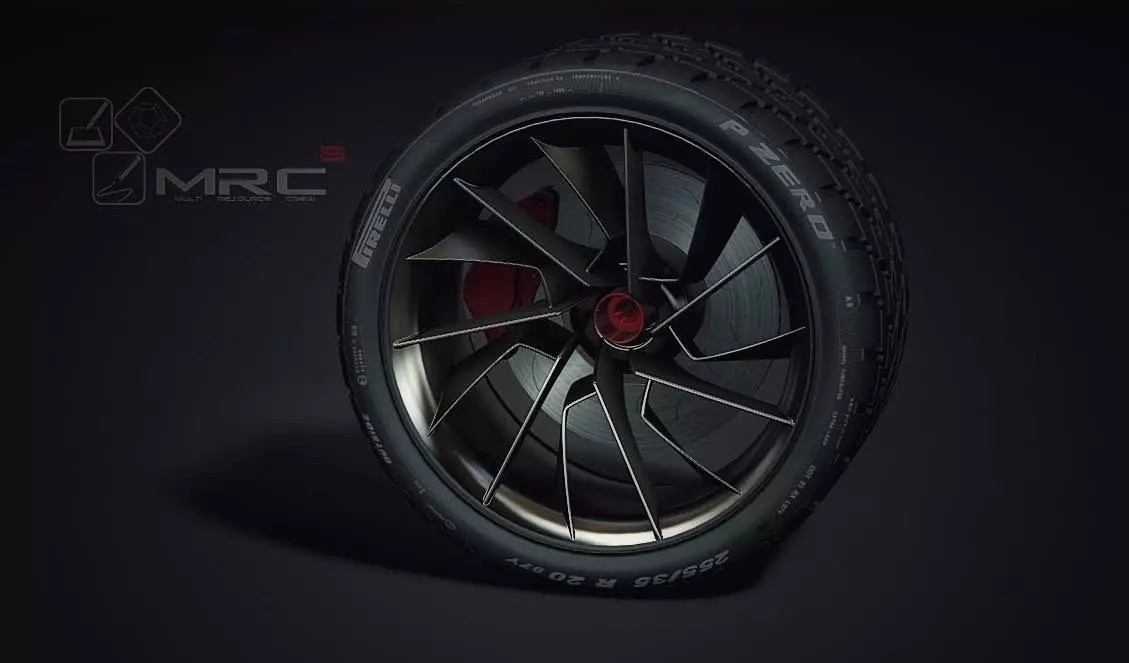 Blade Rim Low-poly 3D model