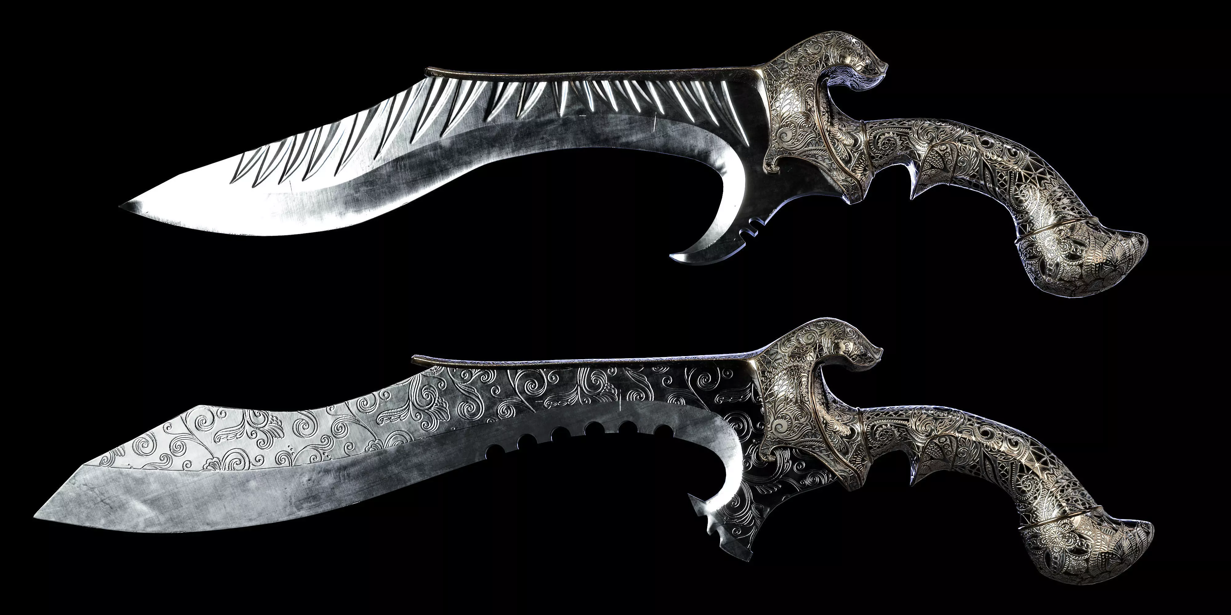 Nyx Ulrics Kukris FanMade Low-poly 3D model_0