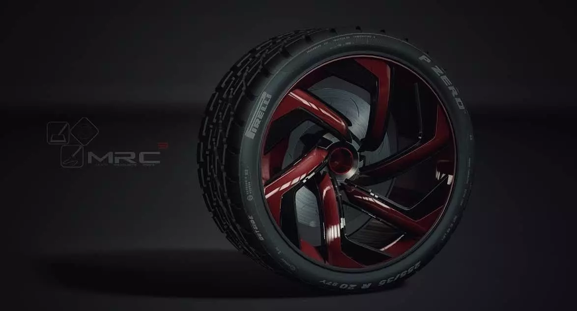 Star Rim concept Low-poly 3D model_0