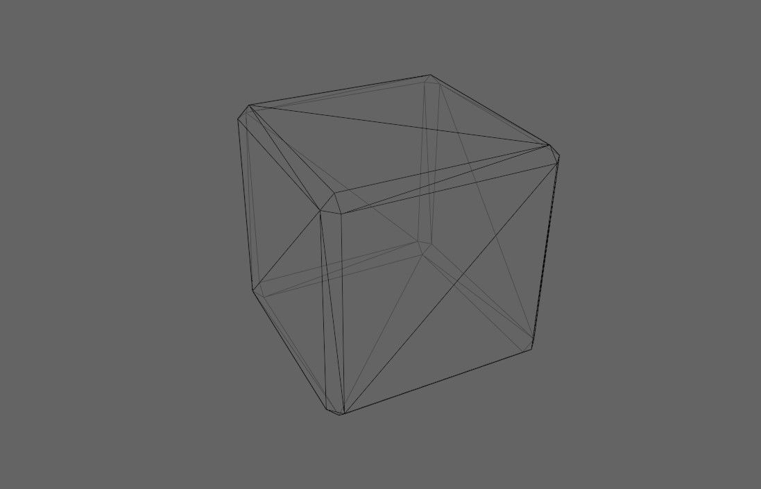 Dice Six Sides White  - Dado Seis Lados Low-poly 3D model_10