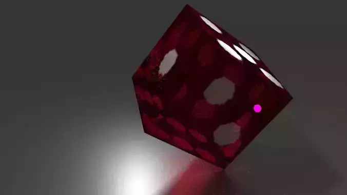 Red Dice 3D model