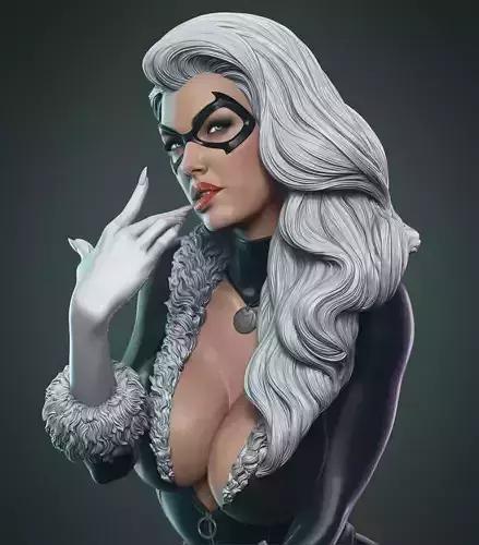 Black Cat  3D print model