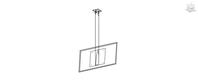Led ceiling mount TV
