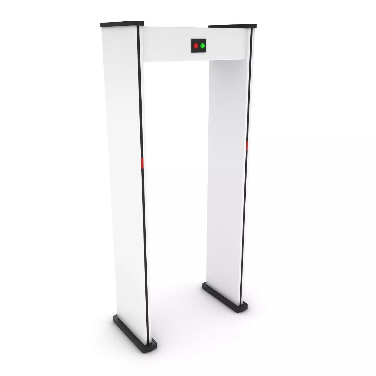 Airport metal detector 3D model