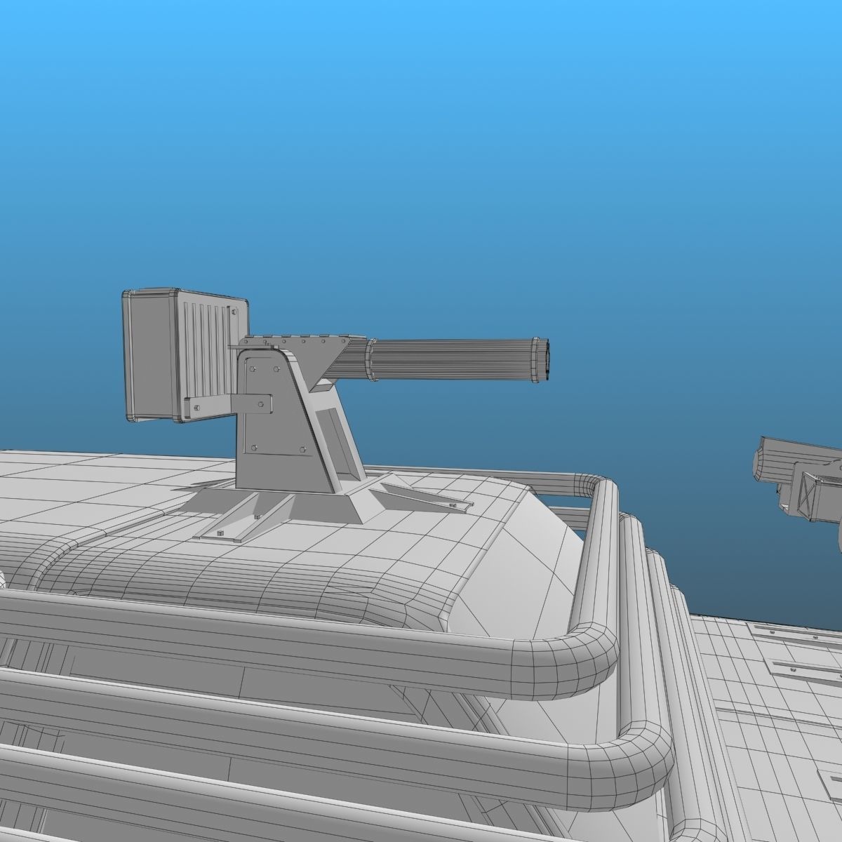 Offroad battle car 01 Low-poly 3D model_20