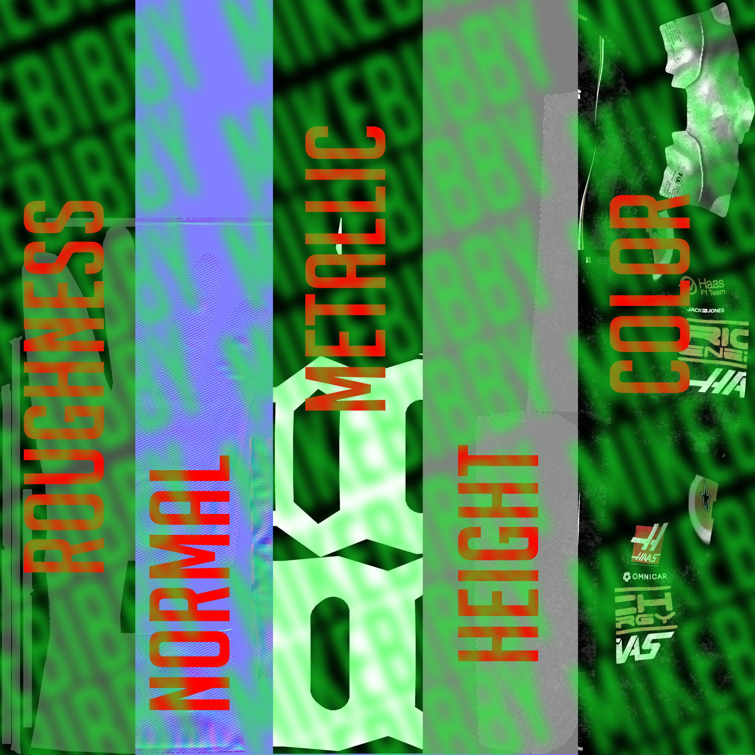 Kevin Magnussen 2019 Low-poly 3D model_11