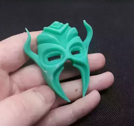 Horned mask 3d print Free 3D print model