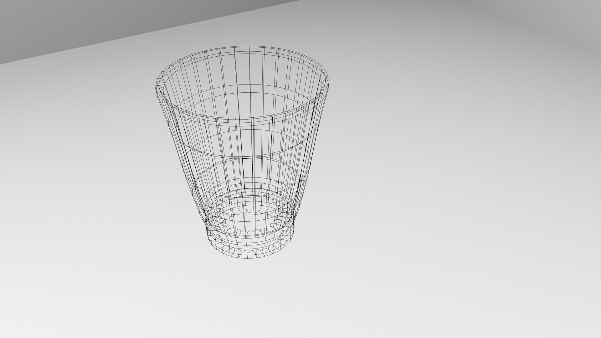 Glass Cup 4 3D model_4