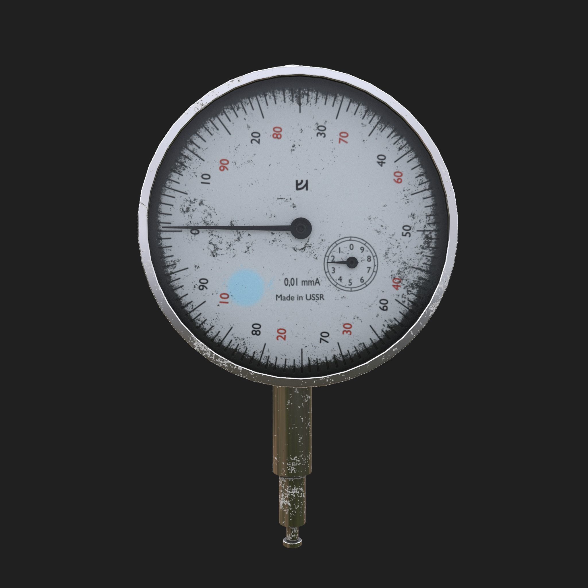The measuring instrument ich-10 ussr 3D model_6