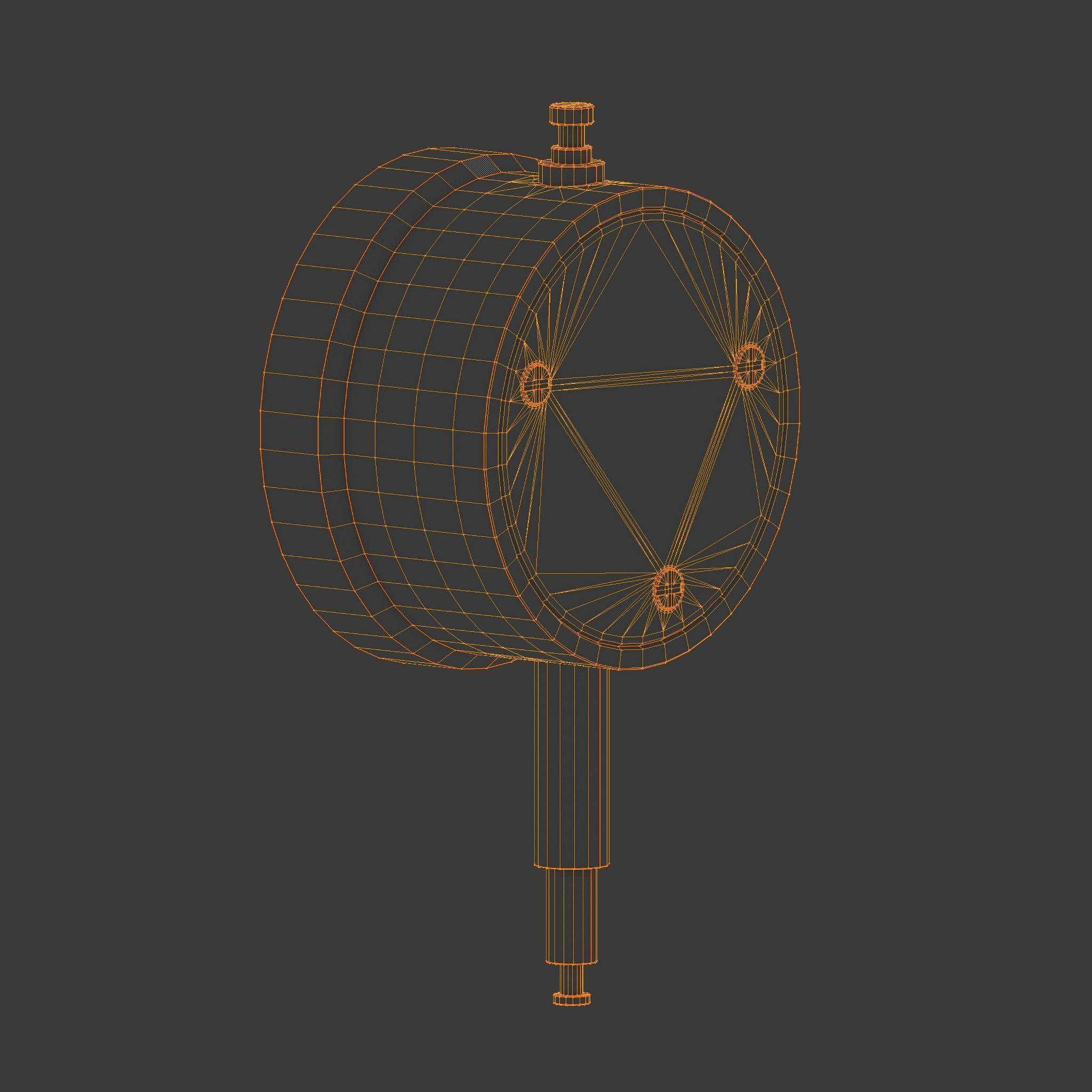 The measuring instrument ich-10 ussr 3D model_11