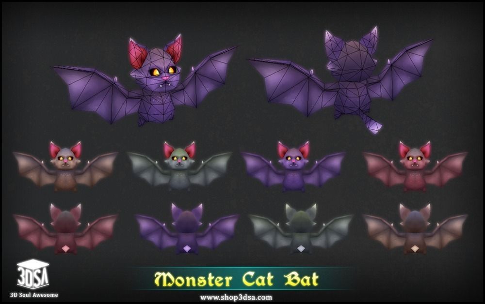 Fantasy Enemy Pack Low-poly 3D model_8