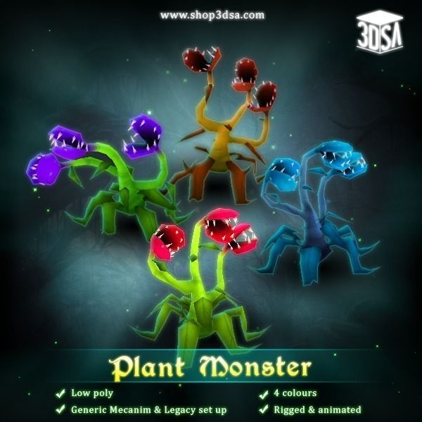 Fantasy Enemy Pack Low-poly 3D model_11