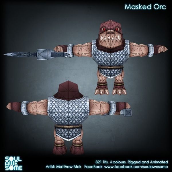 Fantasy Enemy Pack Low-poly 3D model_16