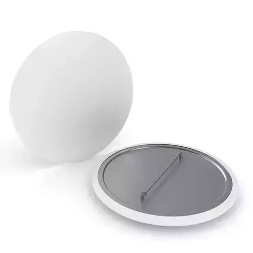 Blank Campaign Button 3D model