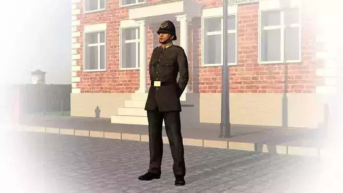 British Policeman  3D model