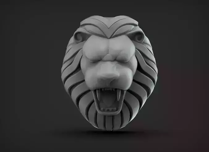 Lion Head Stylized