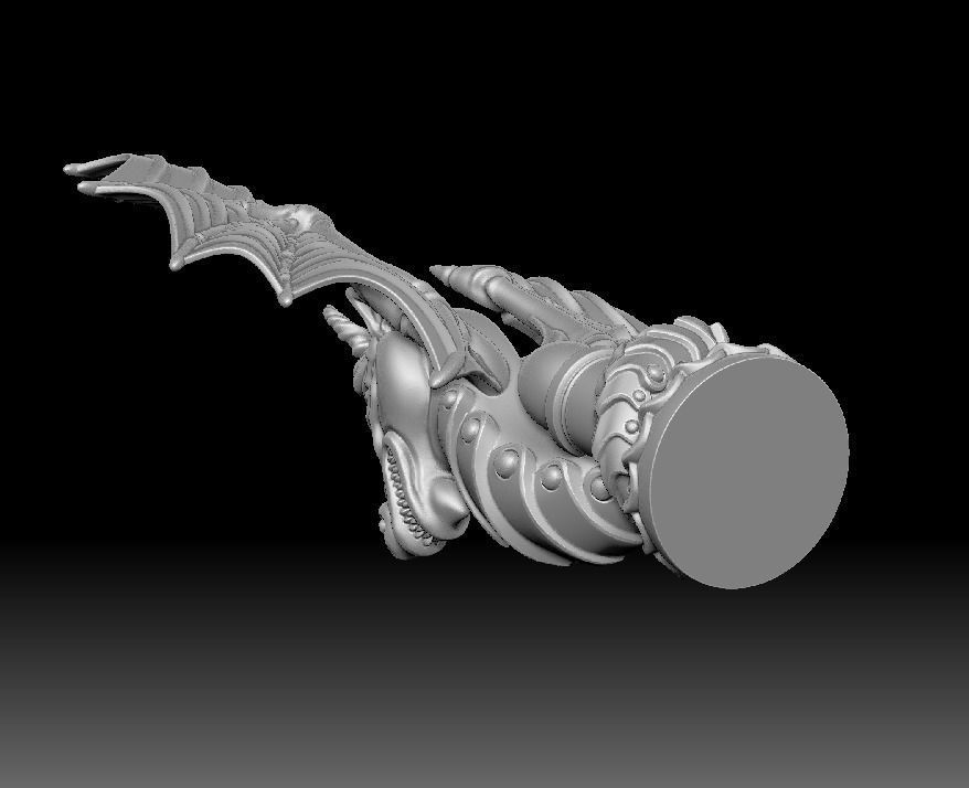 Dragon snake 3d print Free 3D print model_11