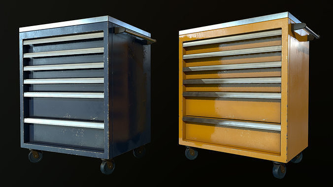 Tool Box Low-poly 3D model
