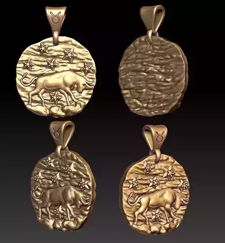 Horoscope Taurus pendant
