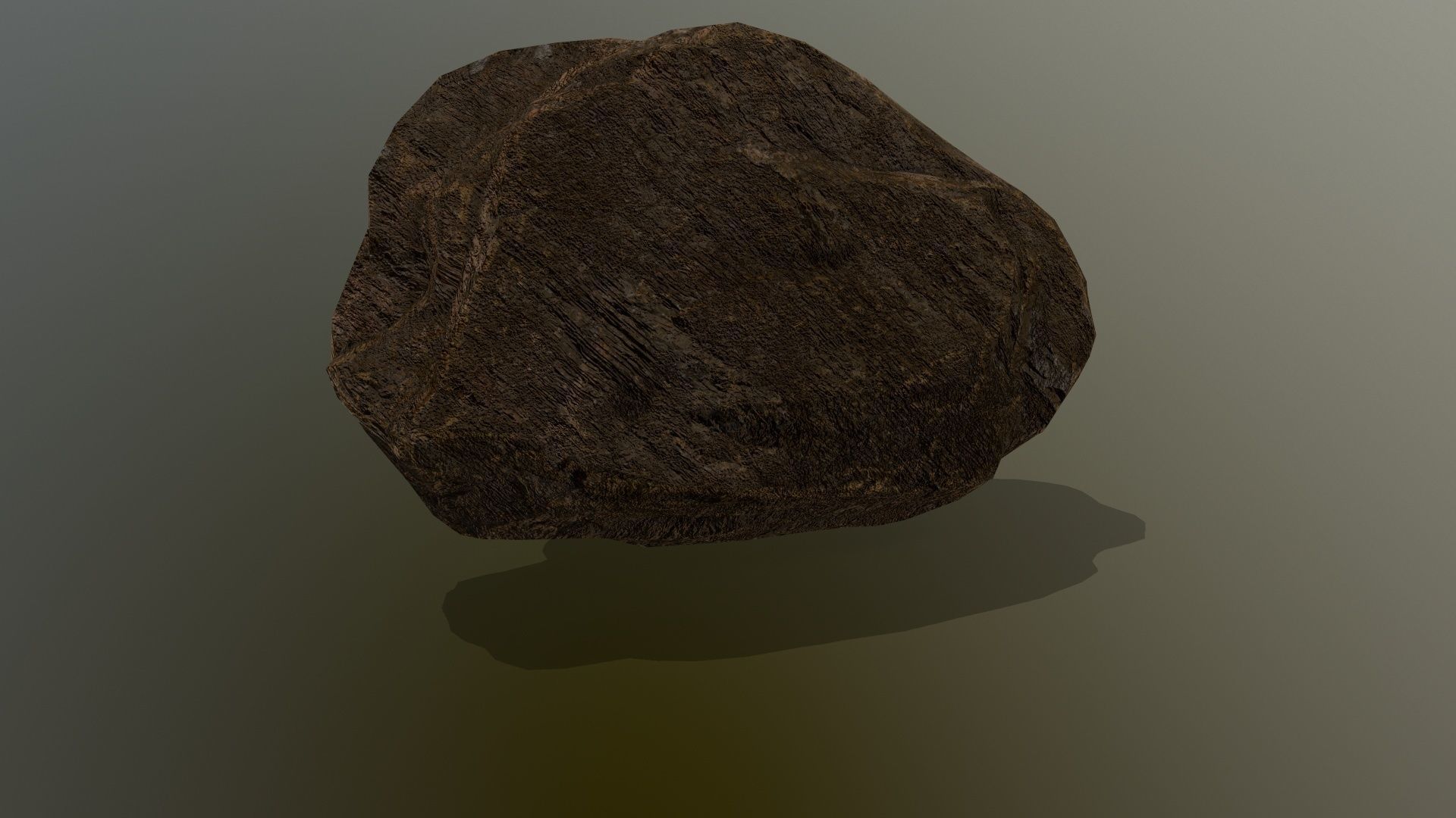 old rock Low-poly 3D model_11