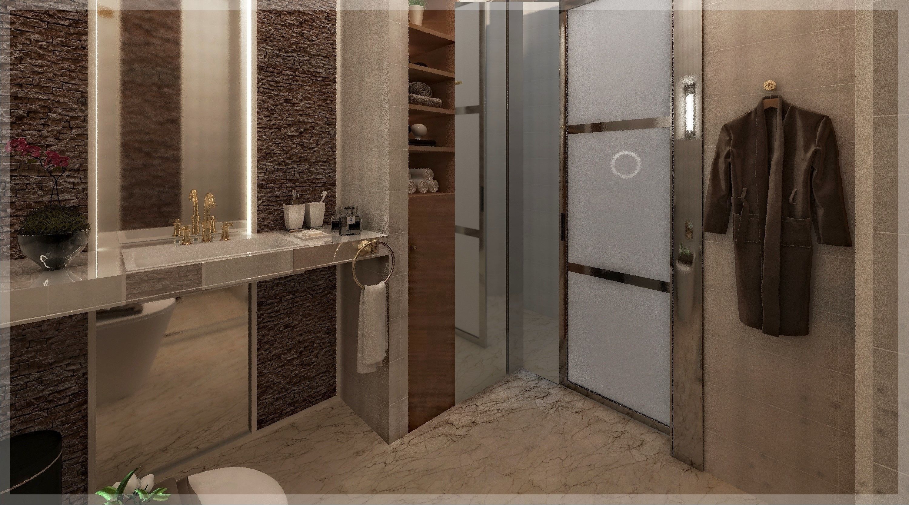 bathroom  3D model_2