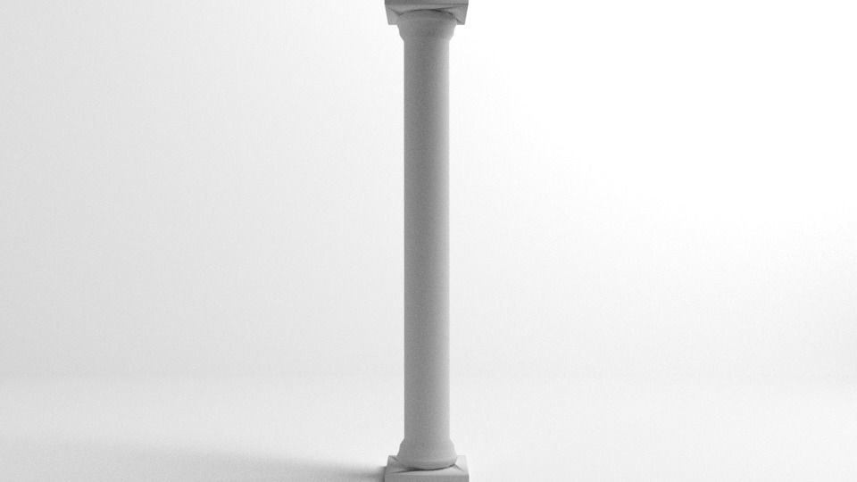 Pillar Round 1 3D model_1