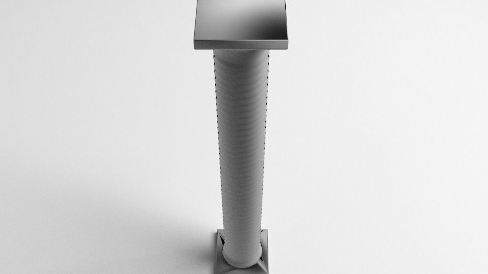 Pillar Round 3 3D model_2