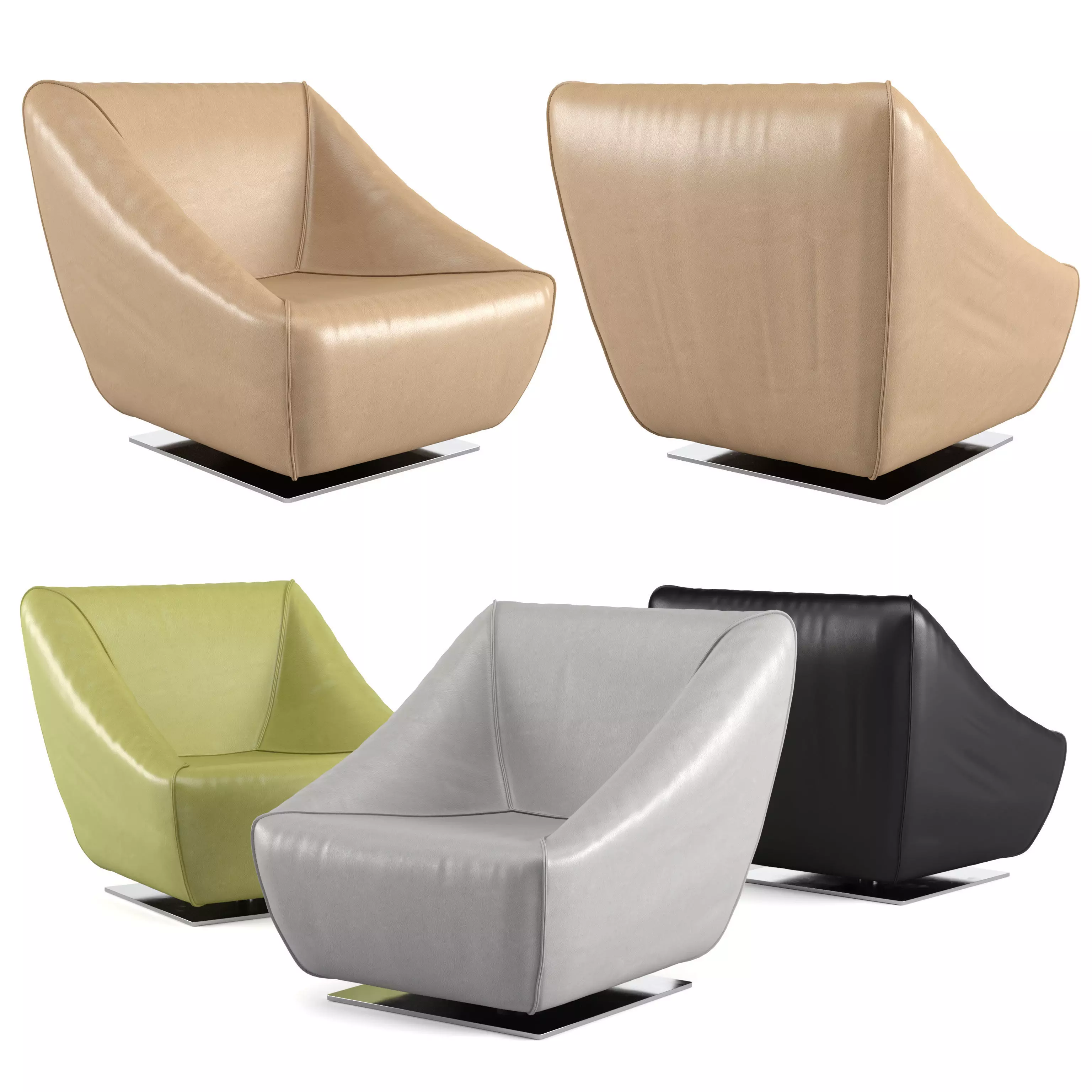 Armchair Gurian Marlon Free 3D model