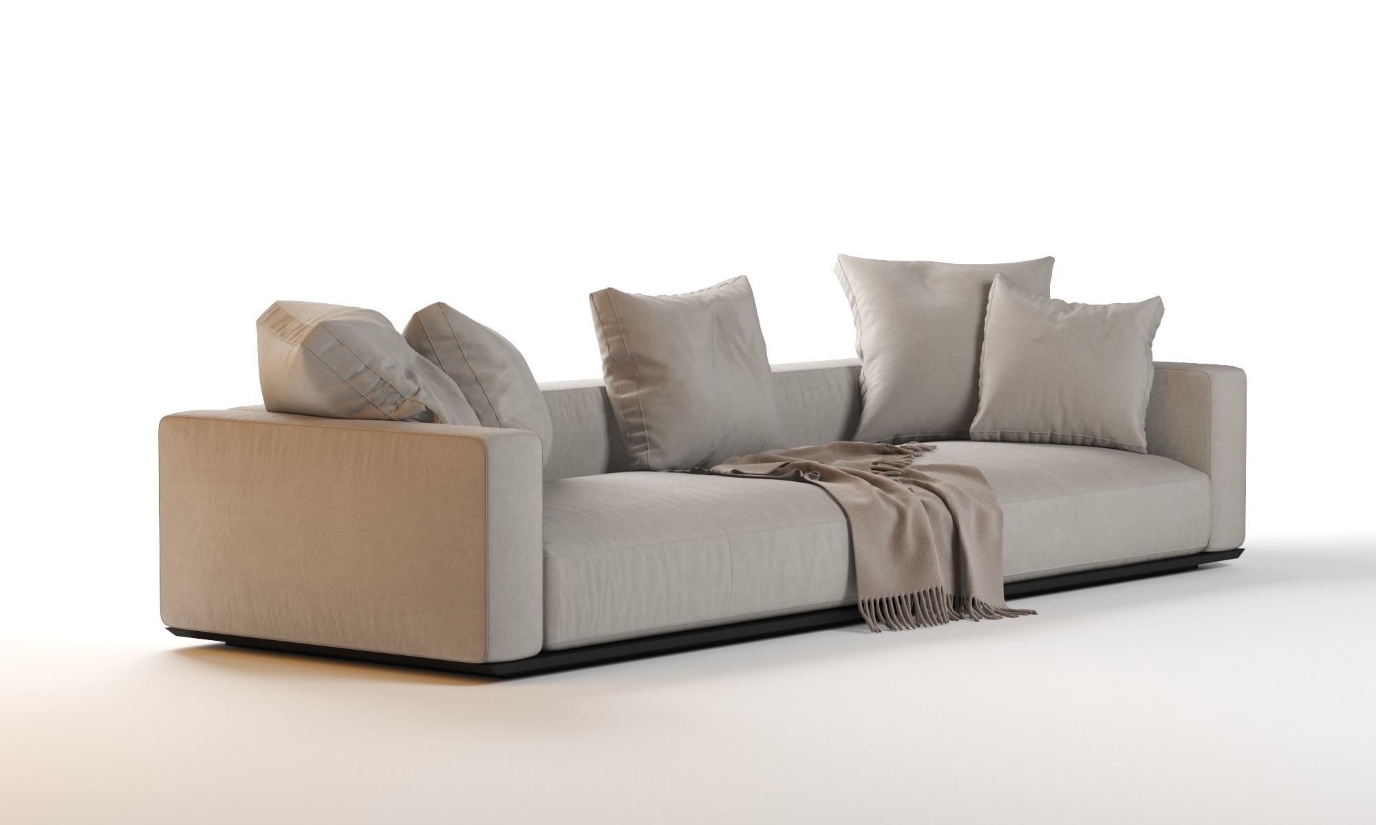 Flexform Grandemare Sectional Sofa 3D model_3