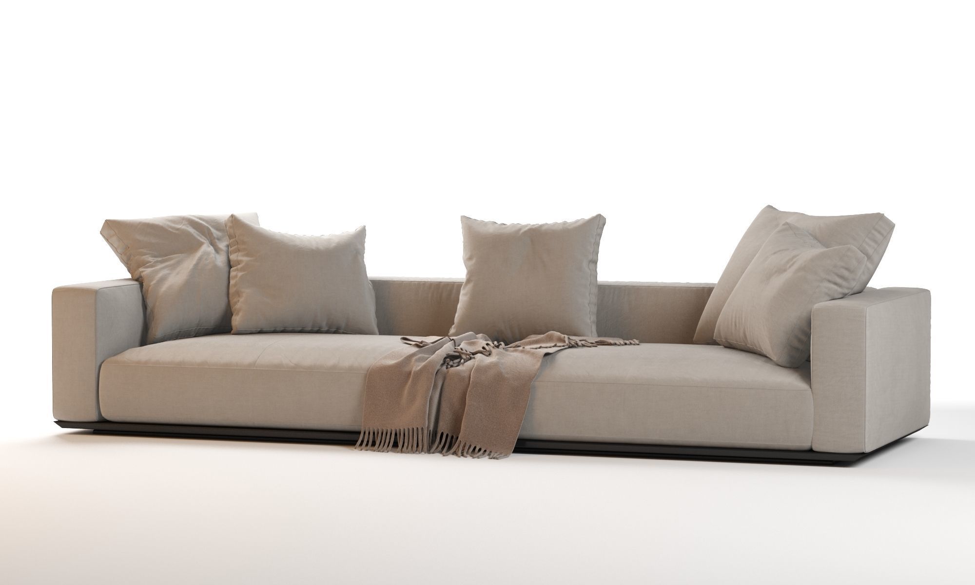Flexform Grandemare Sectional Sofa 3D model_6