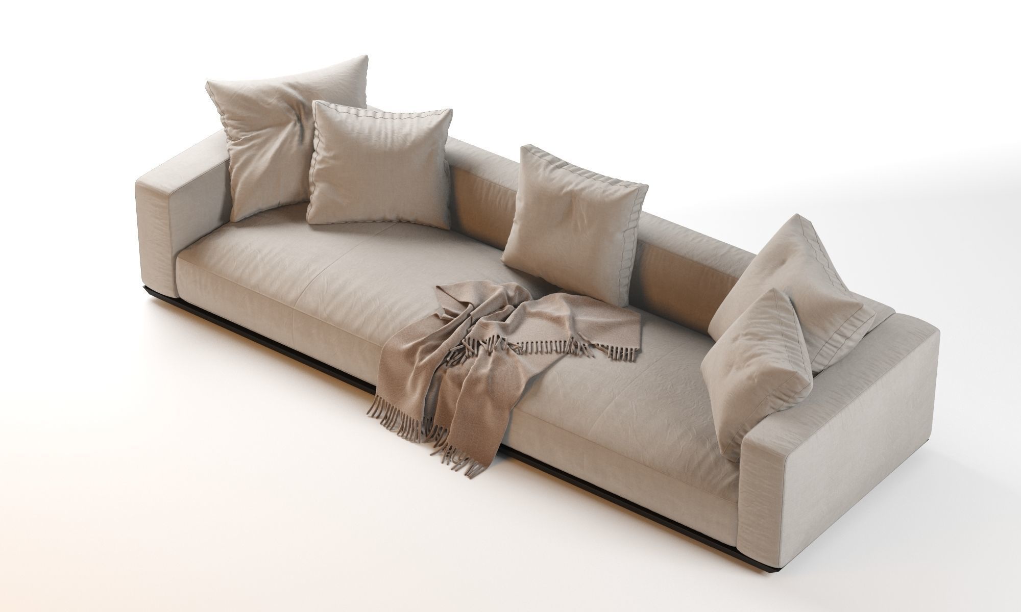 Flexform Grandemare Sectional Sofa 3D model_2