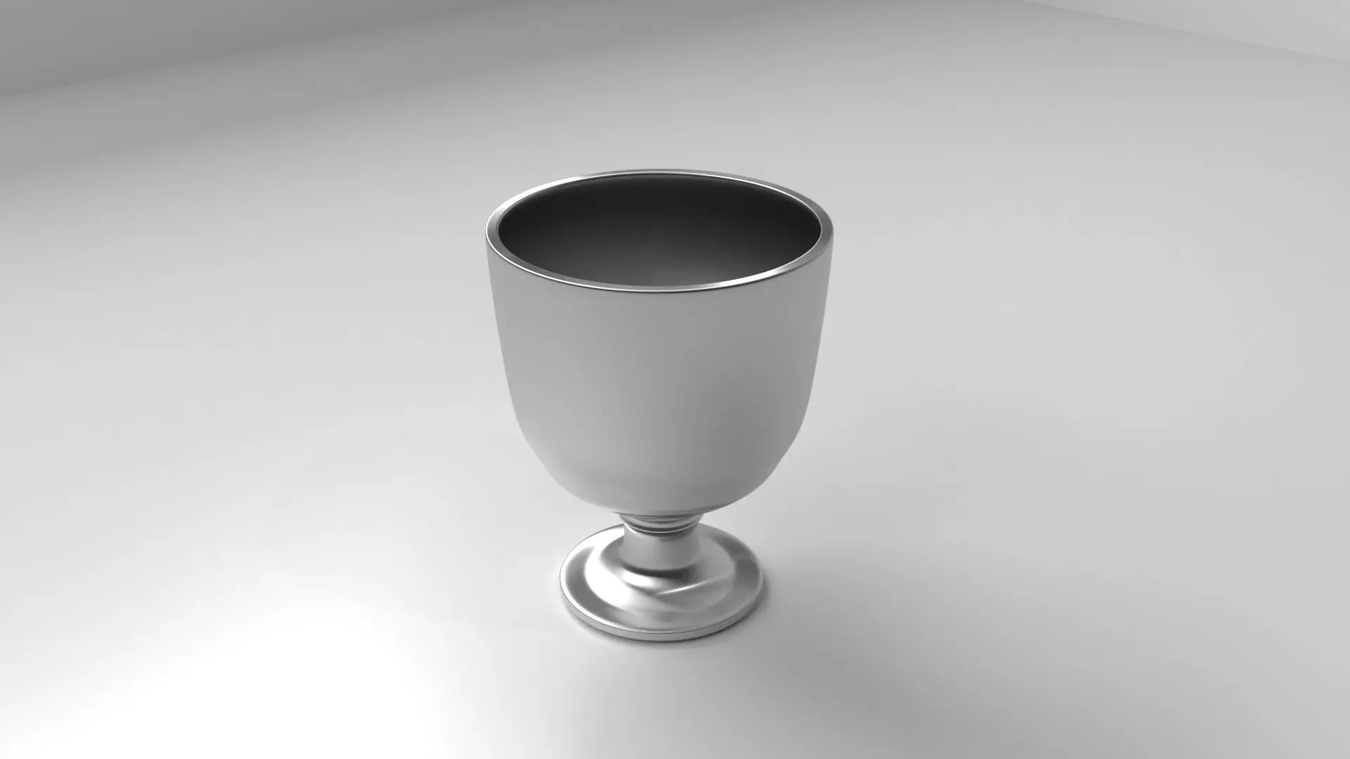 Silver Goblet 3D model