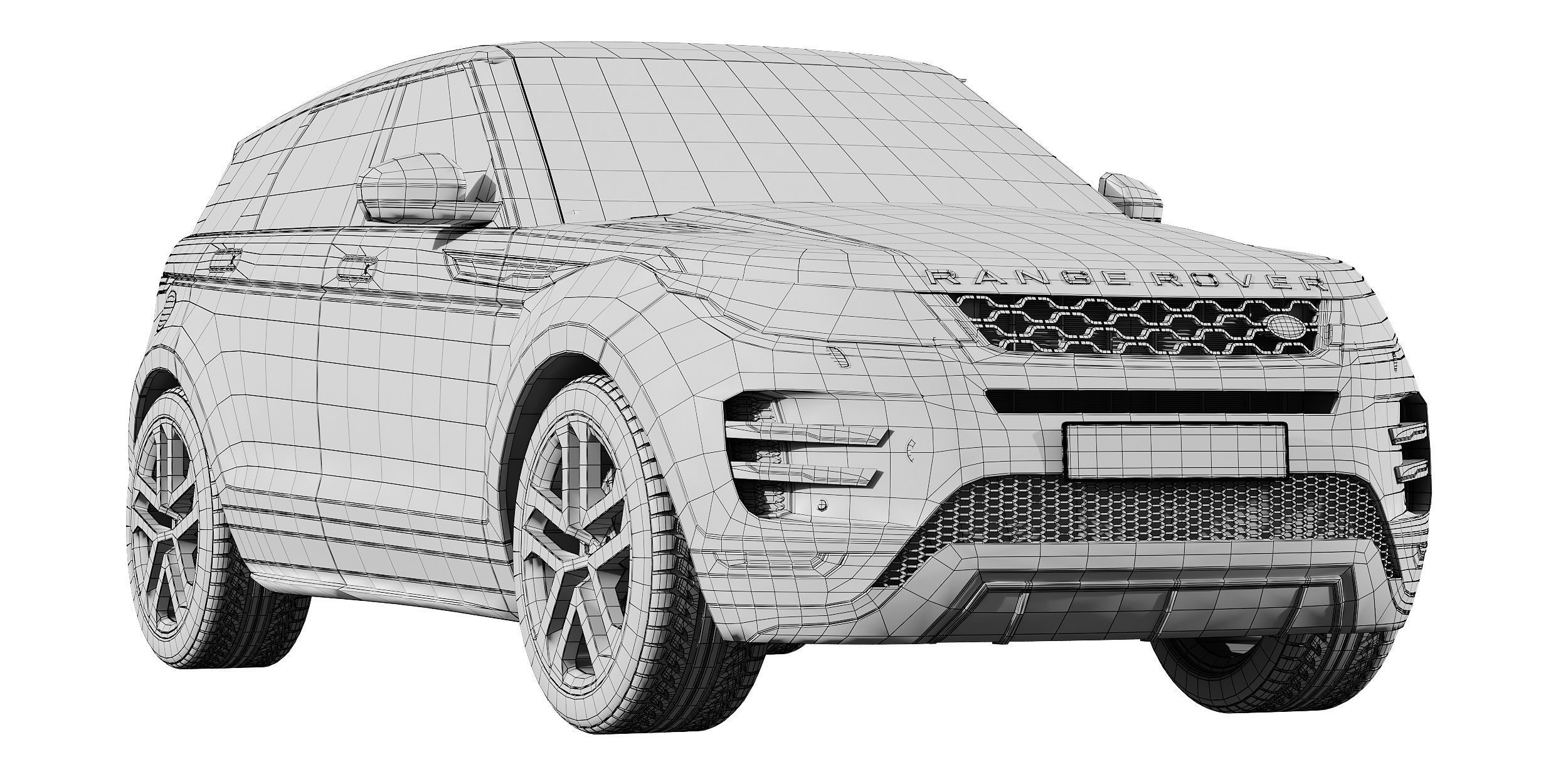 Land Rover Range Rover Evoque r-dynamic 2019 3D model_15