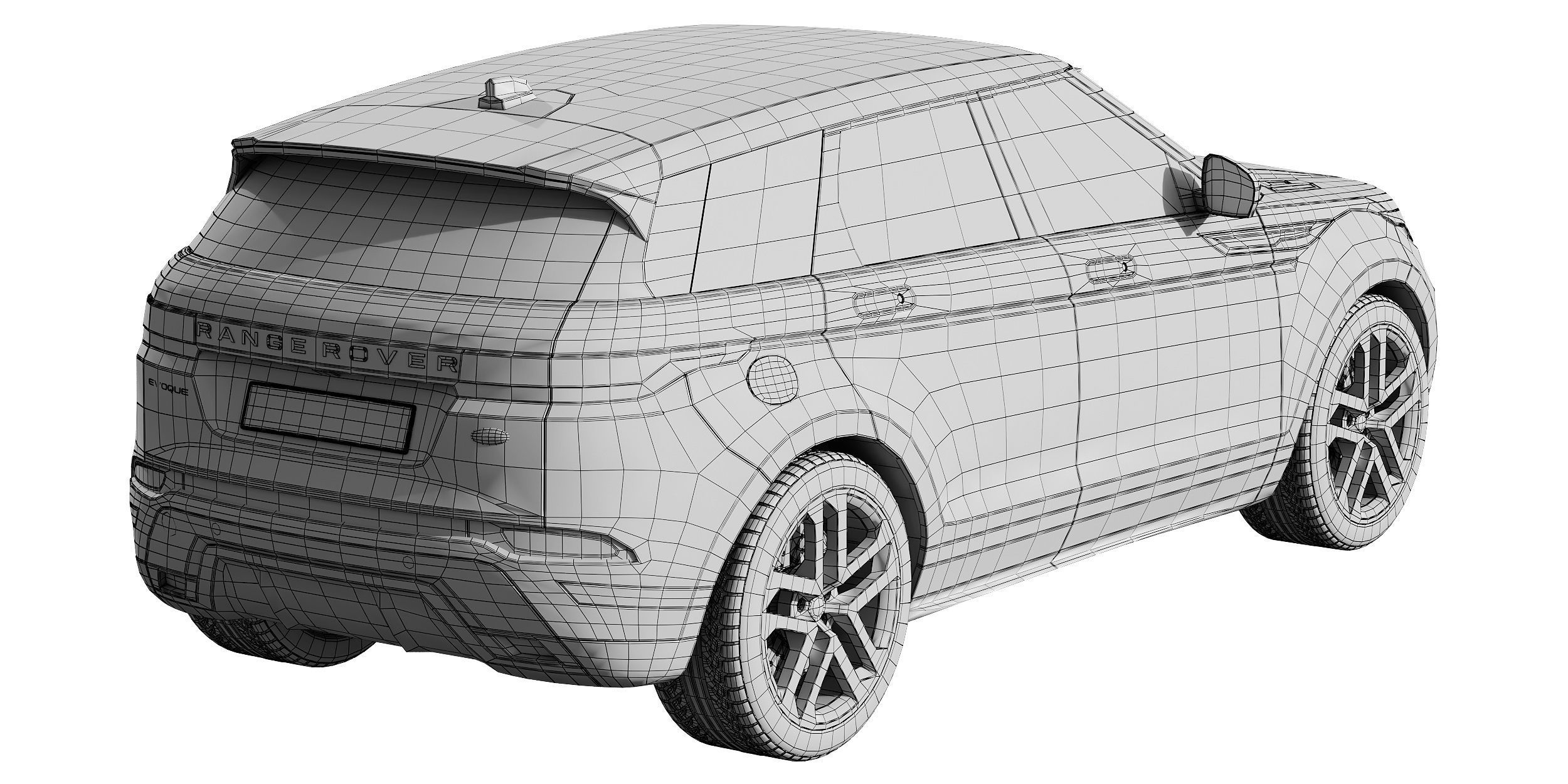 Land Rover Range Rover Evoque r-dynamic 2019 3D model_16