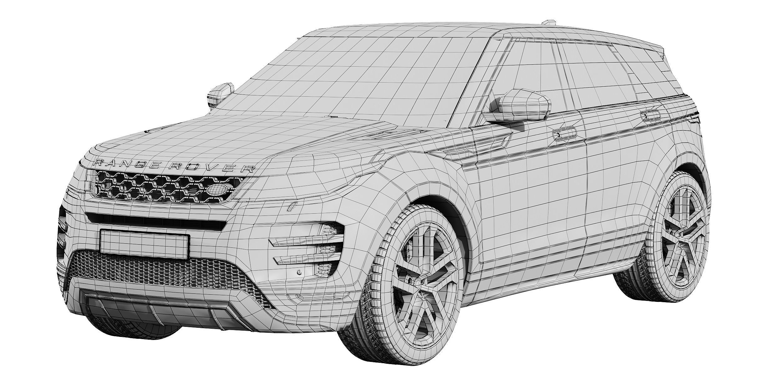 Land Rover Range Rover Evoque r-dynamic 2019 3D model_13