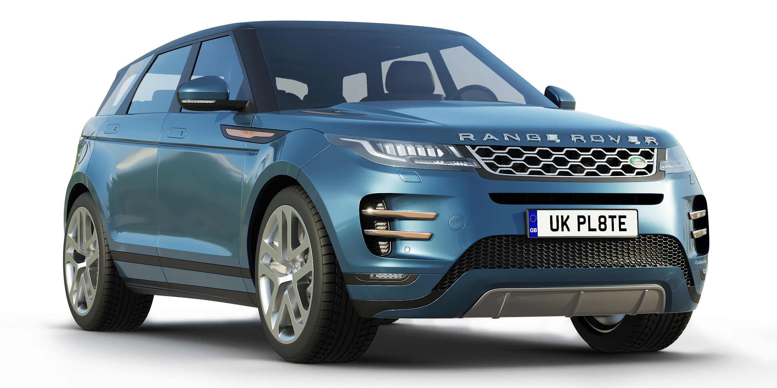 Land Rover Range Rover Evoque r-dynamic 2019 3D model_1