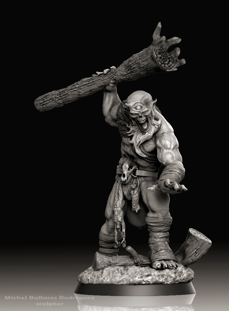 Giant Cyclops concept  miniature by creative geek MB 3D print model_1